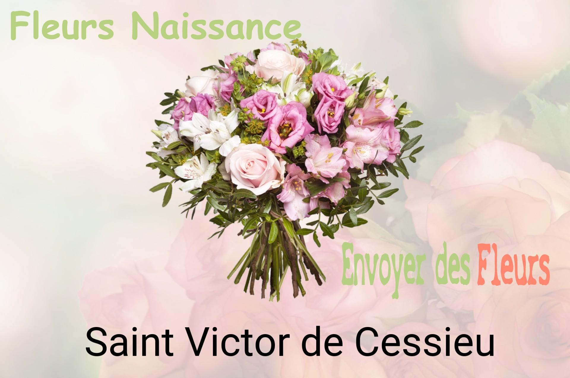 Bouquet de fleurs de naissance livré à Saint-Victor-de-Cessieu